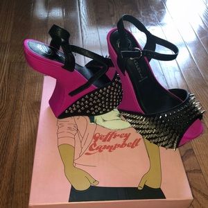Original Jeffrey Campbell shoe Vicious (fuchsia)